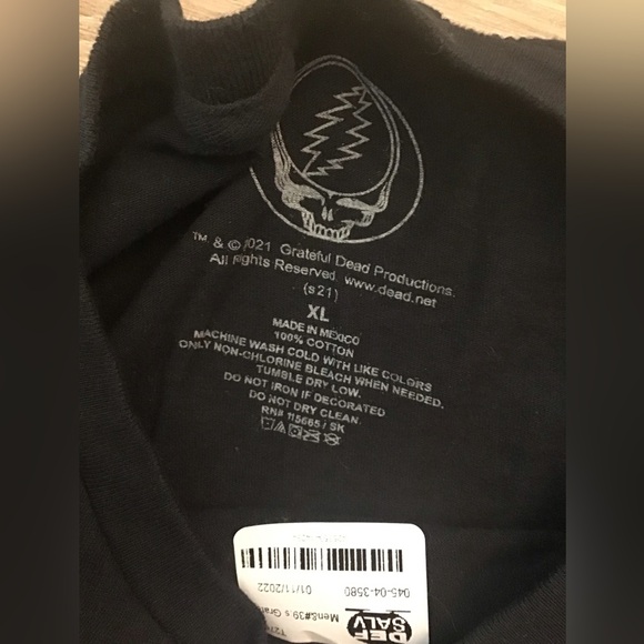 Grateful Dead Band Tee Official Merchandise XL - Picture 4 of 4